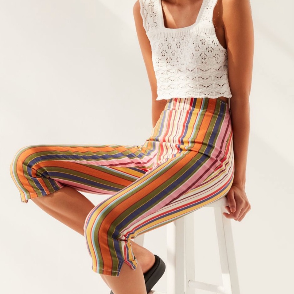 URban Outfitters BDG Stripes Capri Jean